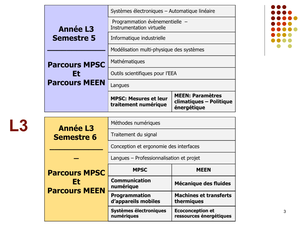 Programme Licence SPI-EEA Metz L3 - Télécharger le PDF